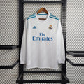 2017/2018 Long Sleeve Real Madrid Home Football Shirt