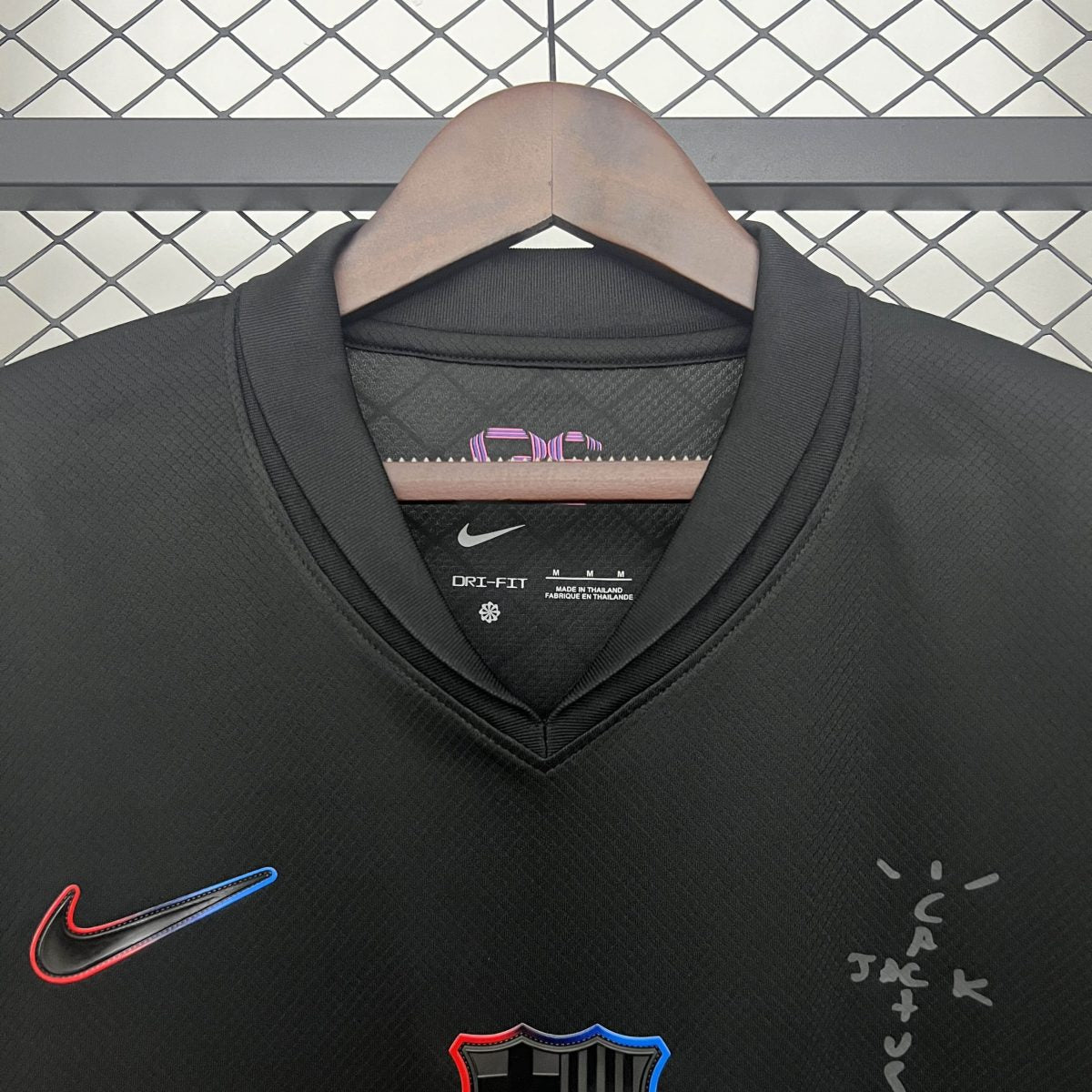 2024/2025 Barcelona Travis Scott Joint Edition Black Football Shirt
