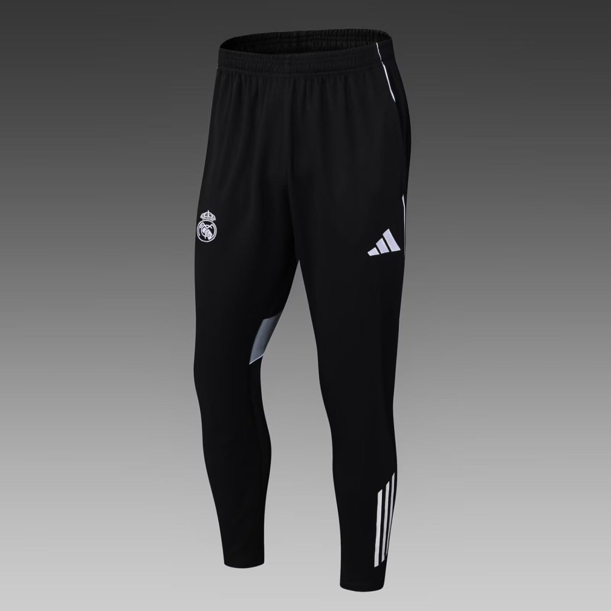 2025/2026 Real Madrid Half-Pull Training Suit Black Football Full Kit