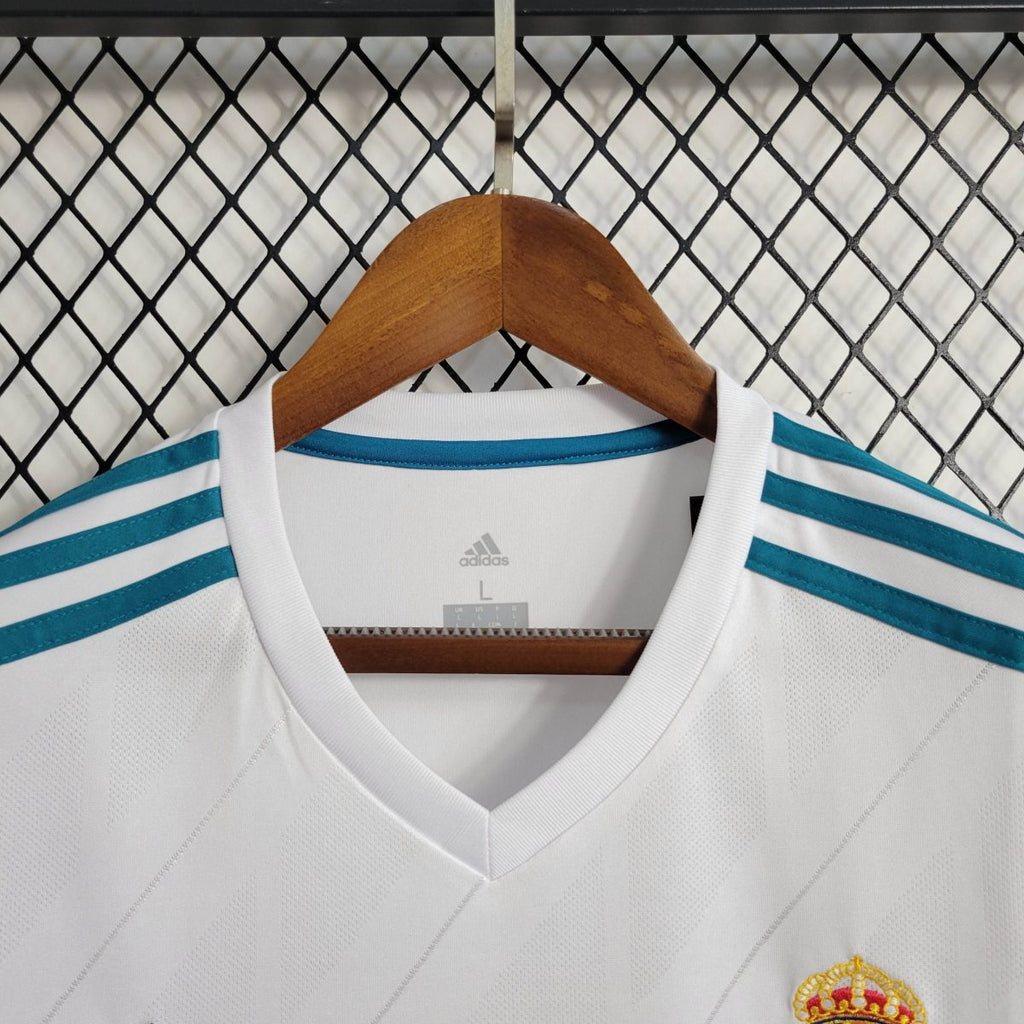 2017/2018 Long Sleeve Real Madrid Home Football Shirt