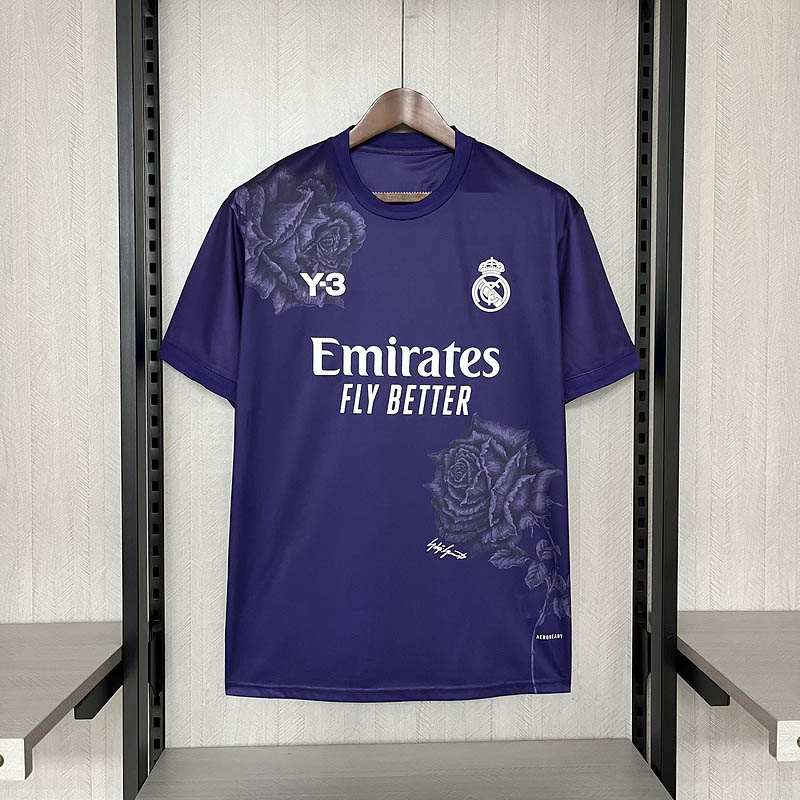 2024/2025 Real Madrid Y-3 Special Edition Purple Football Shirt