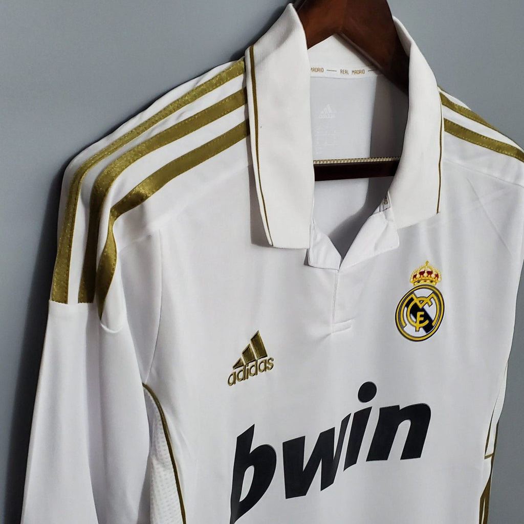2011/2012 Long Sleeve Real Madrid Home Football Shirt