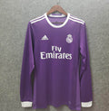 2016/2017 Long Sleeve Real Madrid Away Football Shirt