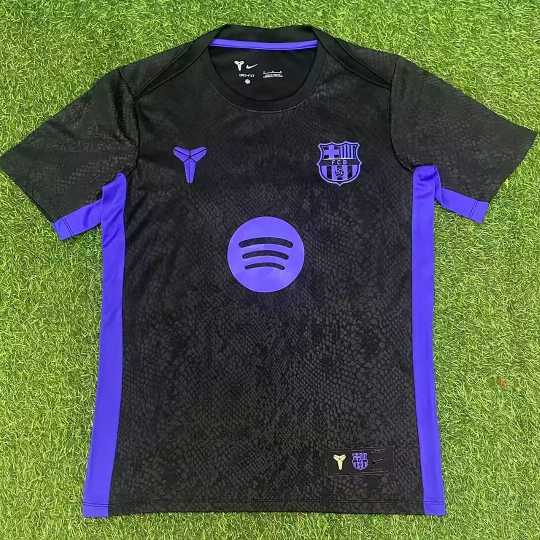 2025/2026 Barcelona Kobe Bryant Collaboration Black Football Shirt
