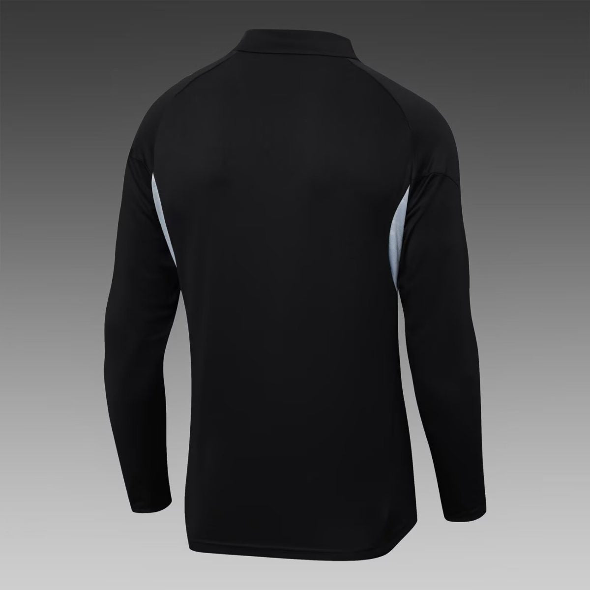 2025/2026 Real Madrid Half-Pull Training Suit Black Football Full Kit
