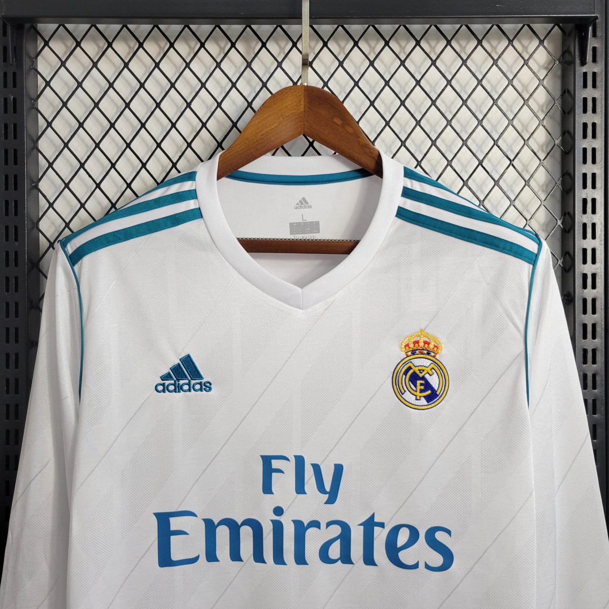 2017/2018 Long Sleeve Real Madrid Home Football Shirt