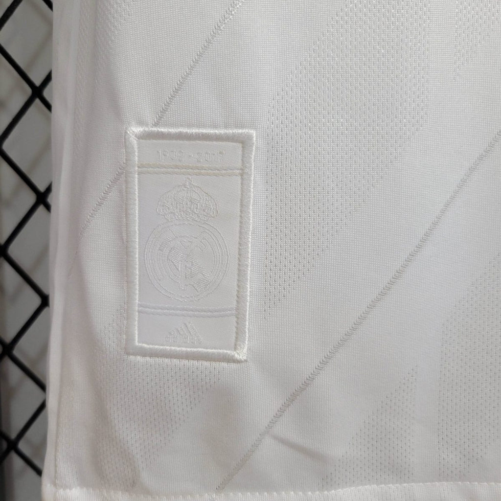2017/2018 Long Sleeve Real Madrid Home Football Shirt