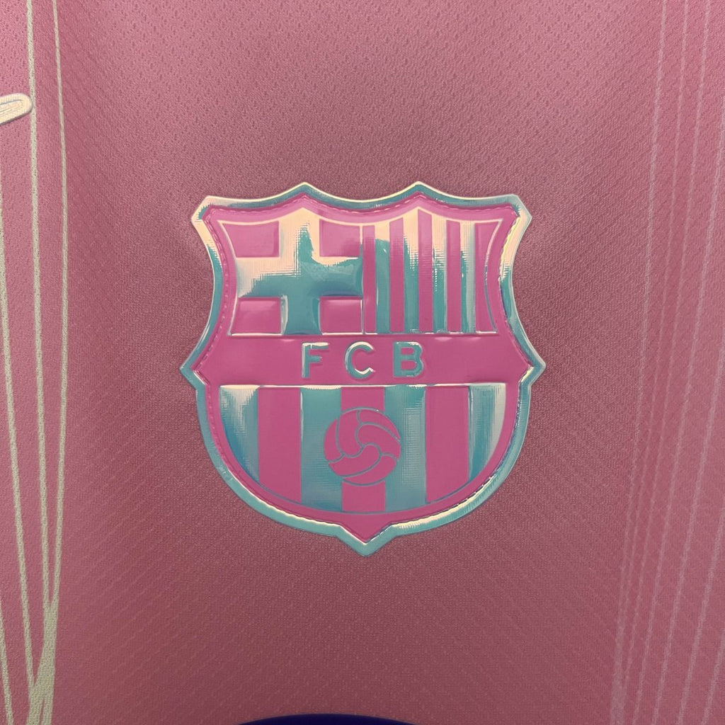 2025/2026 Barcelona Concept Pink Football Shirt